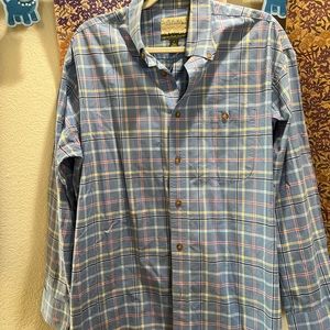 Cabela’s Blue Button Long Sleeve Sz L